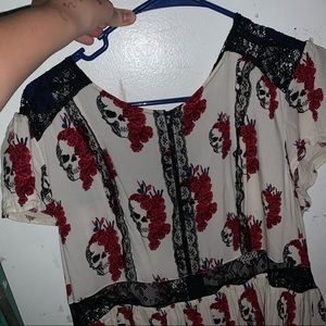 skull dress